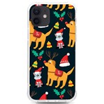 Funny Christmas Pattern Background iPhone 12/12 Pro TPU UV Print Case Front