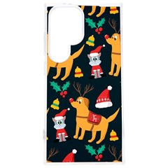 Funny Christmas Pattern Background Samsung Galaxy S24 Plus 6 7 Inch Tpu Uv Case