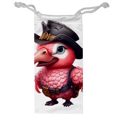 Kawaii Pink Parrot Pirate Jewelry Bag