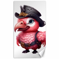 Kawaii Pink Parrot Pirate Canvas 40  X 72 