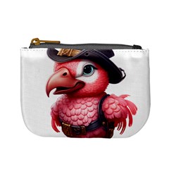 Kawaii Pink Parrot Pirate Mini Coin Purse