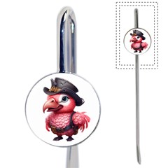 Kawaii Pink Parrot Pirate Book Mark