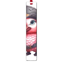 Kawaii Pink Parrot Pirate Large Book Marks