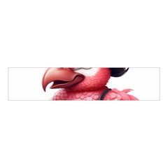 Kawaii Pink Parrot Pirate Velvet Scrunchie