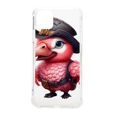 Kawaii Pink Parrot Pirate Iphone 11 Pro Max 6 5 Inch Tpu Uv Print Case by KawaiiArtStyle