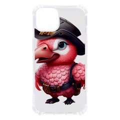 Kawaii Pink Parrot Pirate Iphone 13 Tpu Uv Print Case