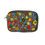 Mid Century Retro Floral 1970s 1960s Pattern 56 Coin Purse Front