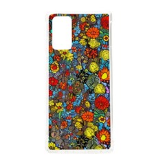 Mid Century Retro Floral 1970s 1960s Pattern 56 Samsung Galaxy Note 20 Tpu Uv Case by violetheavensky