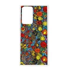 Mid Century Retro Floral 1970s 1960s Pattern 56 Samsung Galaxy Note 20 Ultra Tpu Uv Case by violetheavensky