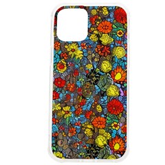 Mid Century Retro Floral 1970s 1960s Pattern 56 Iphone 12 Pro Max Tpu Uv Print Case by violetheavensky