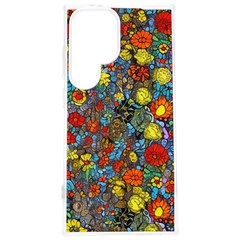 Mid Century Retro Floral 1970s 1960s Pattern 56 Samsung Galaxy S24 Plus 6 7 Inch Tpu Uv Case by violetheavensky