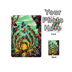 Monkey Tiger Bird Parrot Forest Jungle Style Playing Cards 54 Designs (mini)