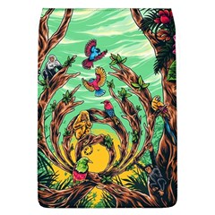 Monkey Tiger Bird Parrot Forest Jungle Style Removable Flap Cover (l)