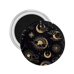 Asian Seamless Pattern With Clouds Moon Sun Stars Vector Collection Oriental Chinese Japanese Korean 2 25  Magnets