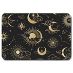 Asian Seamless Pattern With Clouds Moon Sun Stars Vector Collection Oriental Chinese Japanese Korean Large Doormat 30 x20  Door Mat