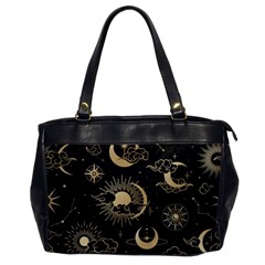 Asian Seamless Pattern With Clouds Moon Sun Stars Vector Collection Oriental Chinese Japanese Korean Oversize Office Handbag