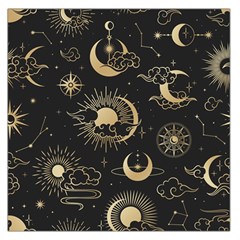 Asian Seamless Pattern With Clouds Moon Sun Stars Vector Collection Oriental Chinese Japanese Korean Square Satin Scarf (36  X 36 )