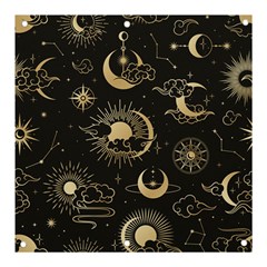 Asian Seamless Pattern With Clouds Moon Sun Stars Vector Collection Oriental Chinese Japanese Korean Banner And Sign 3  X 3  by Grandong