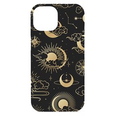 Asian Seamless Pattern With Clouds Moon Sun Stars Vector Collection Oriental Chinese Japanese Korean Iphone 15 Black Uv Print Pc Hardshell Case by Grandong