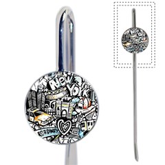 New York City Nyc Broadway Doodle Art Book Mark