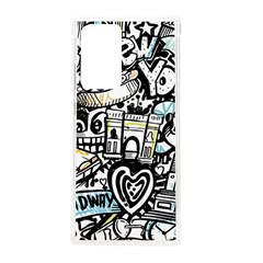 New York City Nyc Broadway Doodle Art Samsung Galaxy Note 20 Ultra Tpu Uv Case by Grandong