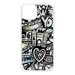 New York City Nyc Broadway Doodle Art Iphone 13 Tpu Uv Print Case by Grandong