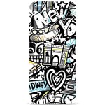 New York City Nyc Broadway Doodle Art Samsung Galaxy S24 Plus 6.7 Inch Black TPU UV Case Front