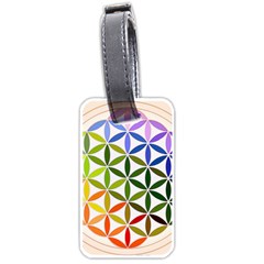 Mandala Rainbow Colorful Luggage Tag (one Side)