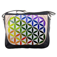 Mandala Rainbow Colorful Messenger Bag