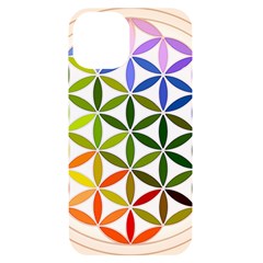 Mandala Rainbow Colorful Iphone 14 Black Uv Print Case by Grandong