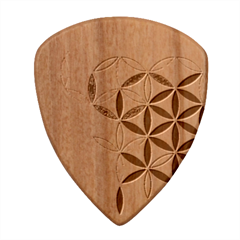 Mandala Rainbow Colorful Wood Guitar Pick (set Of 10) by Grandong