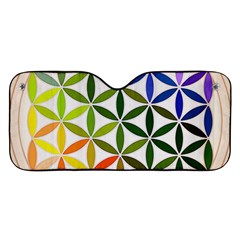 Mandala Rainbow Colorful Car Windshield Sunshade by Grandong