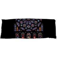 Chartres Cathedral Notre Dame De Paris Stained Glass 15 x40  Body Pillow Case Dakimakura (two Sides)