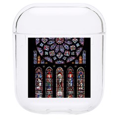 Chartres Cathedral Notre Dame De Paris Stained Glass Hard Pc Airpods 1/2 Case by Grandong