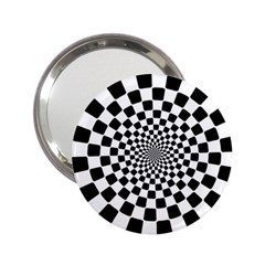 Geomtric Pattern Illusion Shapes 2 25  Handbag Mirrors by Grandong