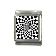 Geomtric Pattern Illusion Shapes Italian Charm (13mm) by Grandong