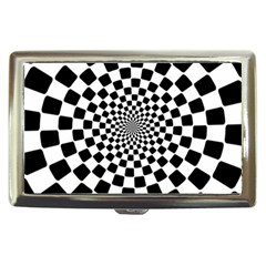 Geomtric Pattern Illusion Shapes Cigarette Money Case