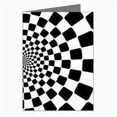 Geomtric Pattern Illusion Shapes Greeting Cards (pkg Of 8)