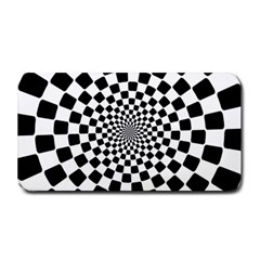 Geomtric Pattern Illusion Shapes Medium Bar Mat