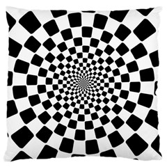 Geomtric Pattern Illusion Shapes Large Cushion Case (two Sides)