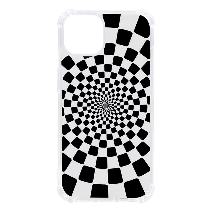 Geomtric Pattern Illusion Shapes iPhone 13 TPU UV Print Case