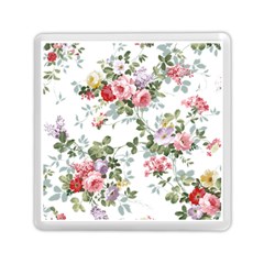 Floral Elements Peony Chinese Rose Memory Card Reader (square)