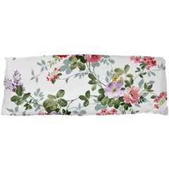 Floral Elements Peony Chinese Rose 25 x67  Body Pillow Case Dakimakura (two Sides)