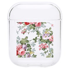 Floral Elements Peony Chinese Rose Hard Pc Airpods 1/2 Case