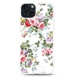 Floral Elements Peony Chinese Rose iPhone 15 TPU UV Print Case Front