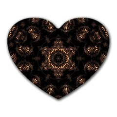 Bronze Age Mandala Heart Mousepad