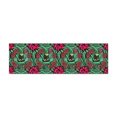 Retro 1880s Flowers Pattern 3 Sticker (bumper)