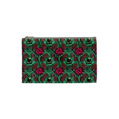 Retro 1880s Flowers Pattern 3 Cosmetic Bag (small)