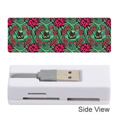 Retro 1880s Flowers Pattern 3 Memory Card Reader (stick)