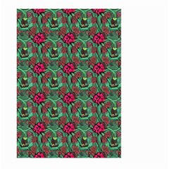 Retro 1880s Flowers Pattern 3 Large Garden Flag (two Sides)